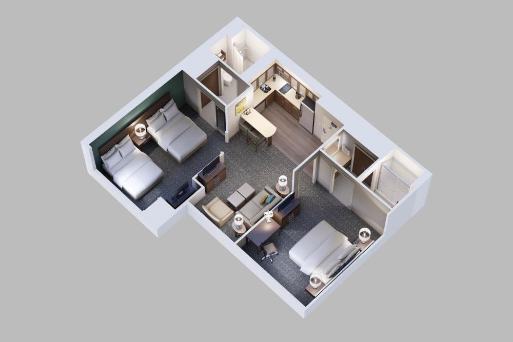 Two-Bedroom Suite - Hearing Accessible interior